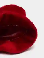 Багровый новогодний чехол для бутылки
