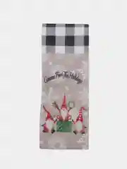 Разноцветный новогодний чехол для бутылки