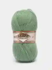 Лесной зеленый пряжа Alize Angora Gold, 20% шерсть, 80% акрил, 100 г, 550 м, часть 2
