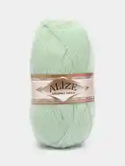 Мятный пряжа Alize Angora Gold, 20% шерсть, 80% акрил, 100 г, 550 м, часть 2
