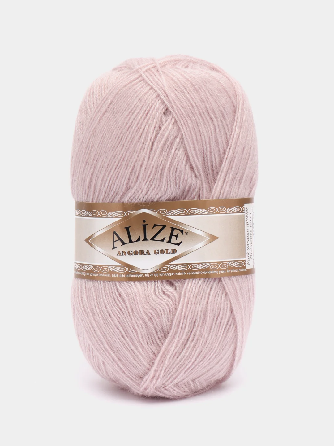 Пудровый пряжа Alize Angora Gold, 20% шерсть, 80% акрил, 100 г, 550 м, часть 2