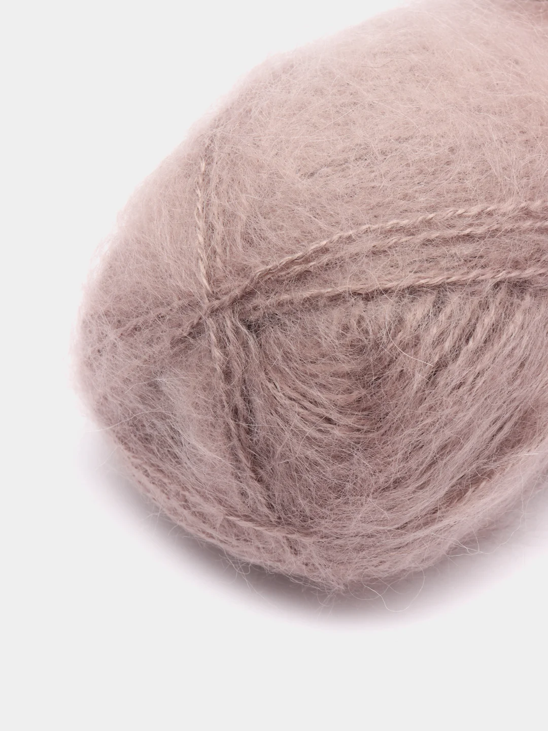 Бежевый меланж пряжа Alize Mohair Classic new, Ализе Мохер Классик