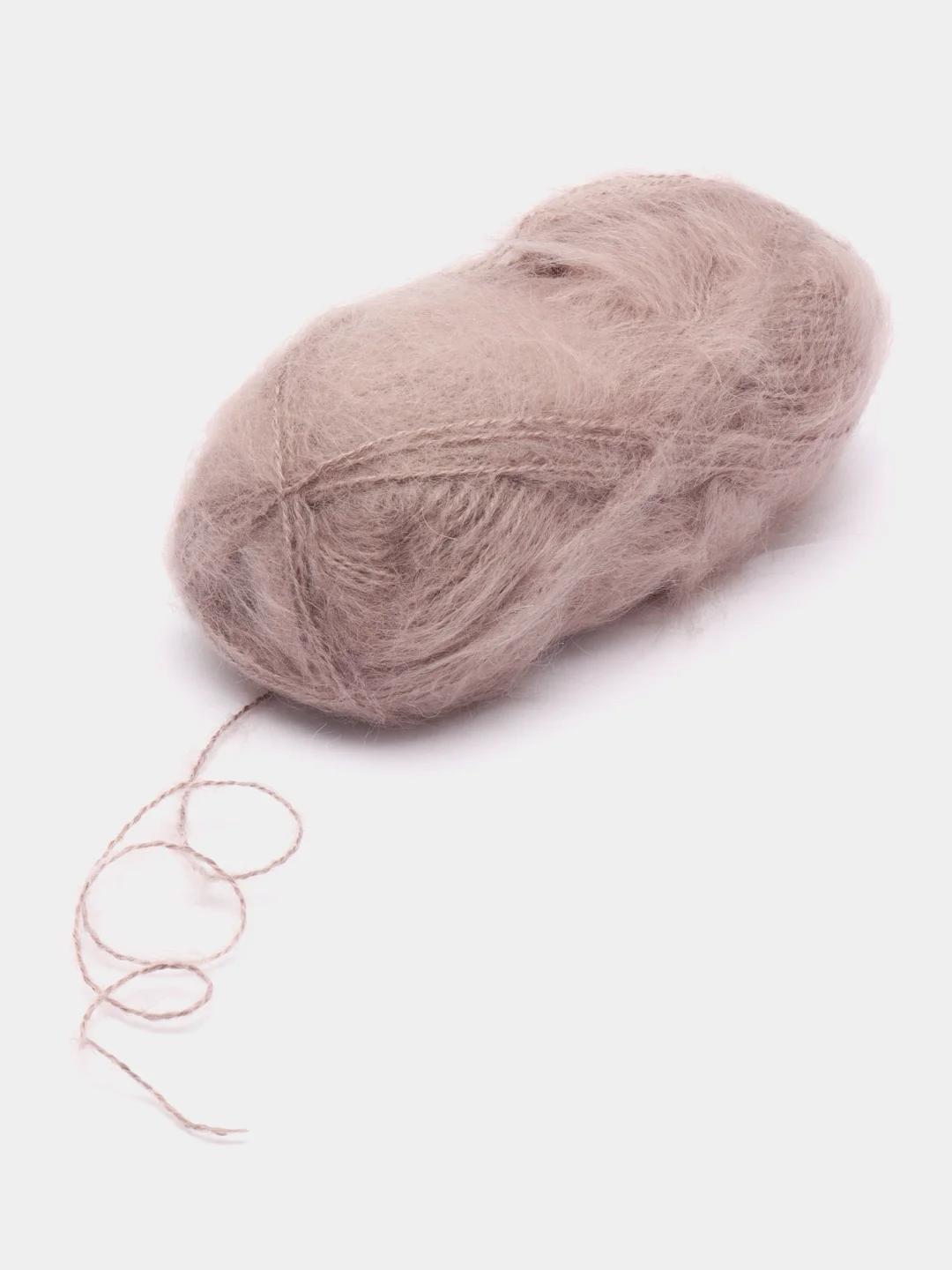 Бежевый меланж пряжа Alize Mohair Classic new, Ализе Мохер Классик