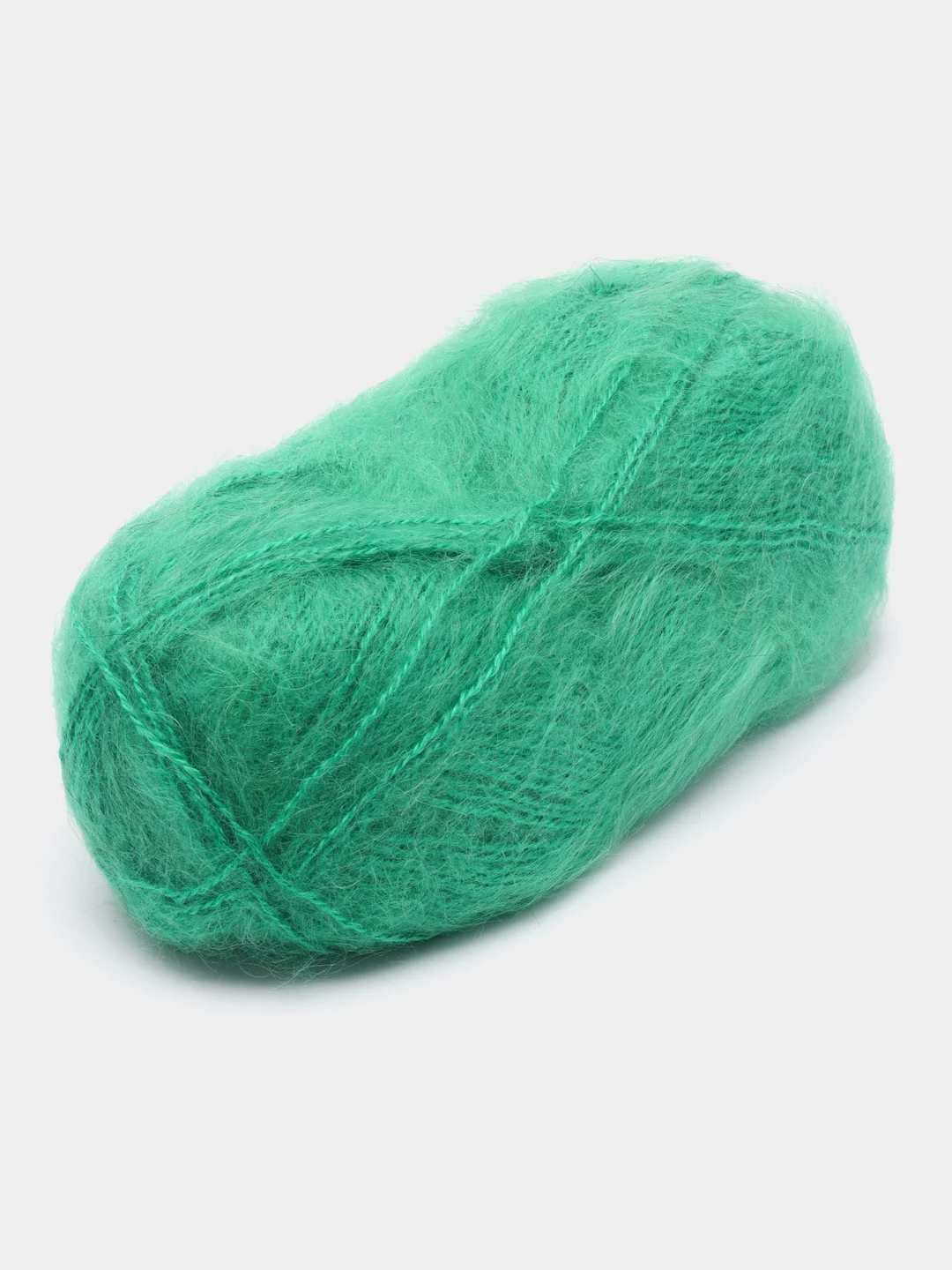Зеленый пряжа Alize Mohair Classic new, Ализе Мохер Классик