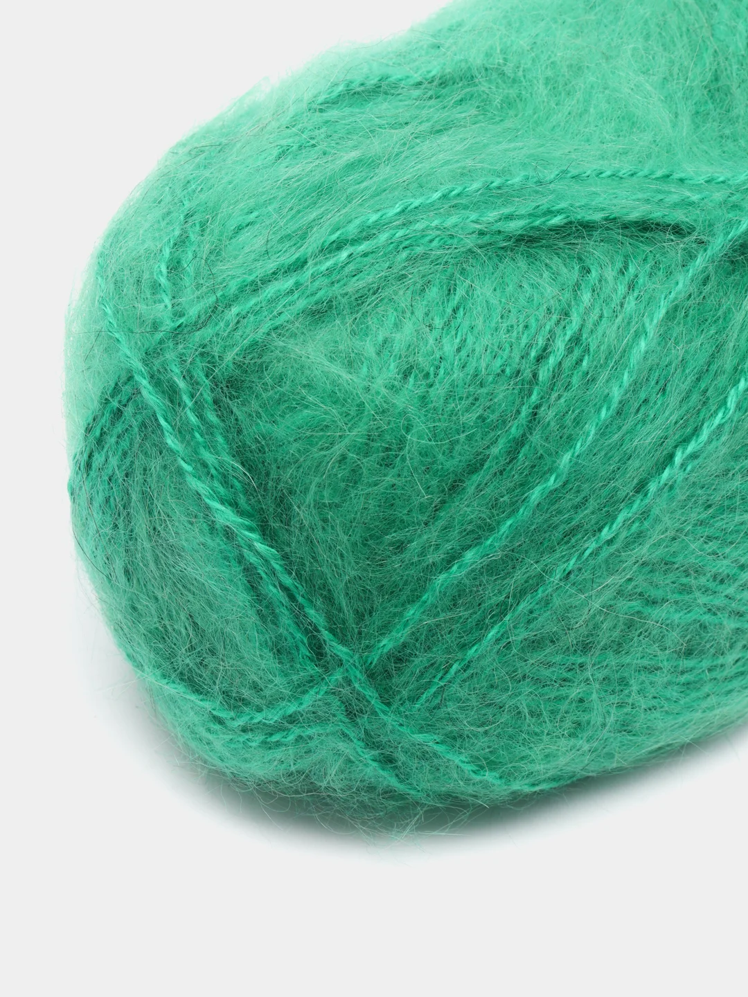 Зеленый пряжа Alize Mohair Classic new, Ализе Мохер Классик