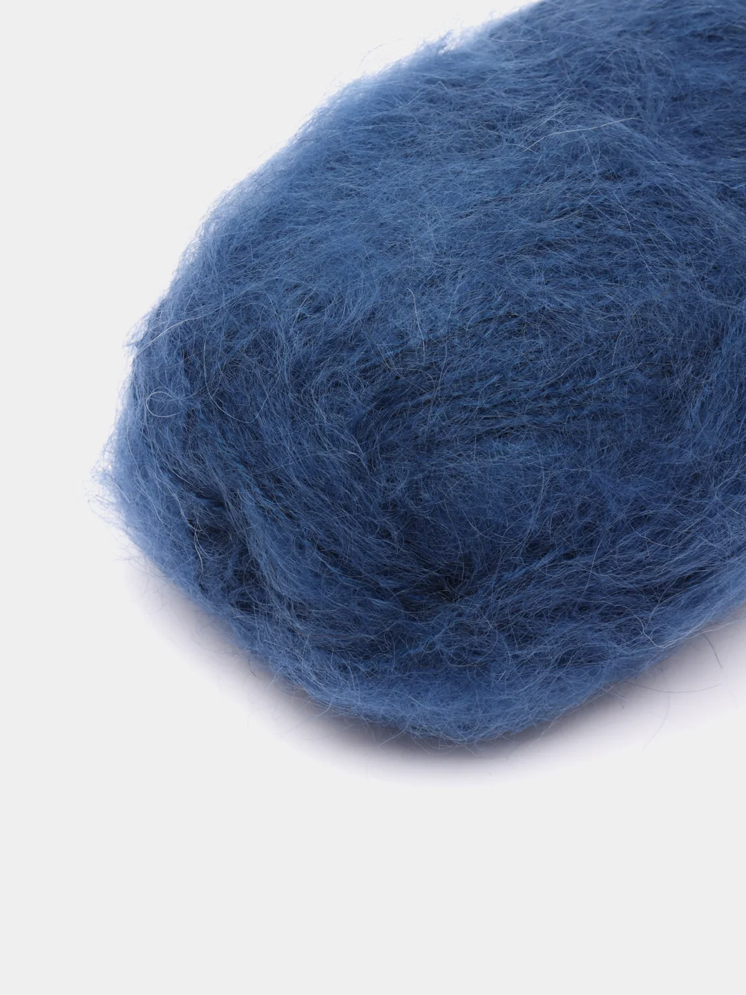 Синий пряжа Alize Mohair Classic new, Ализе Мохер Классик