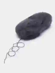 Угольный пряжа Alize Mohair Classic new, Ализе Мохер Классик