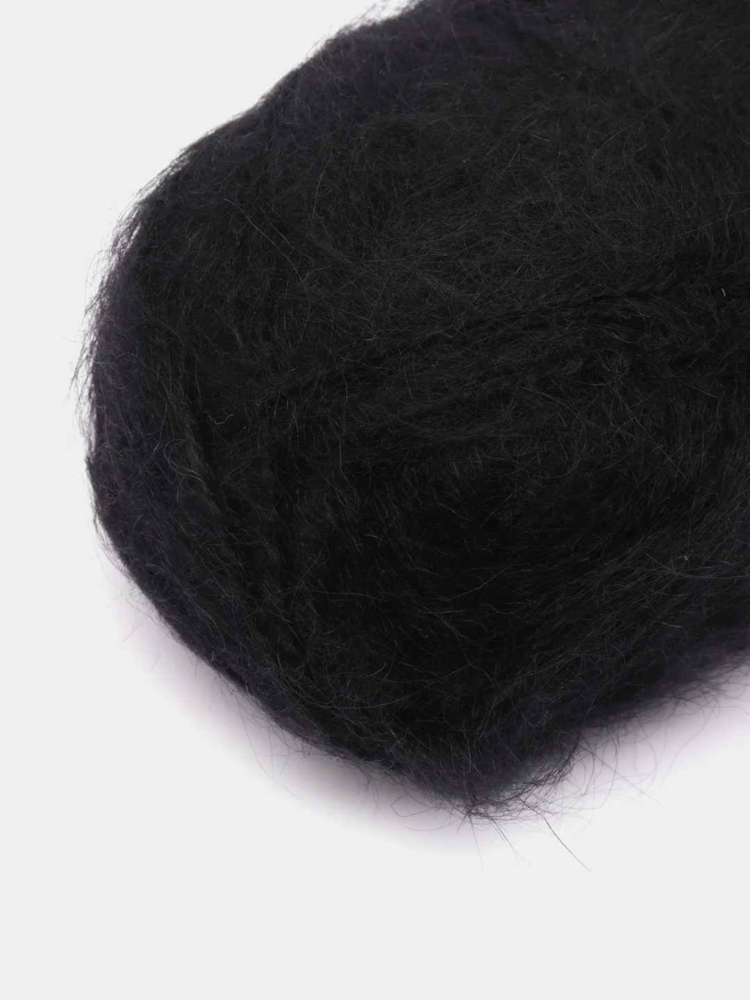 Черный пряжа Alize Mohair Classic new, Ализе Мохер Классик