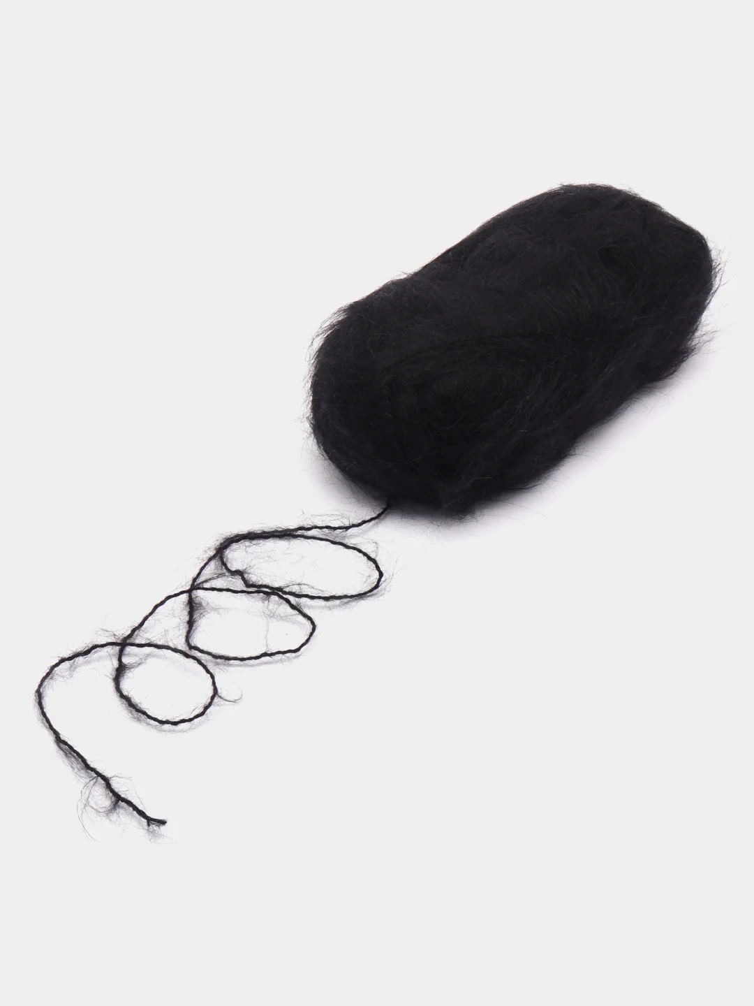 Черный пряжа Alize Mohair Classic new, Ализе Мохер Классик