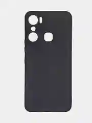Чехол Infinix Hot 12 Pro / Инфиникс Хот 12 Про, черный, силиконовый