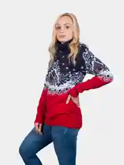 Белый свитер унисекс, вязаный