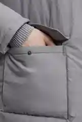 Серый куртка мужская Befree удлиненная oversize