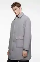 Серый куртка мужская Befree удлиненная oversize
