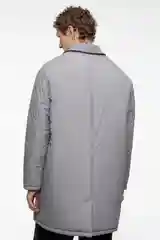 Серый куртка мужская Befree удлиненная oversize