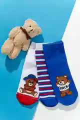 Синий носки детские Berchelli Миша 3 пары