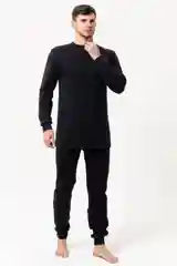 Черный термокомплект мужской Berchelli утепленный
