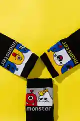 Черный носки  детские Berchelli Монстр 3 пары