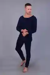 Синий термобелье мужское Berchelli утепленный