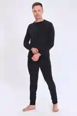 Черный термокомплект мужской Berchelli утепленный