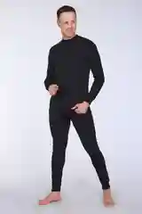 Черный термокомплект мужской Berchelli утепленный