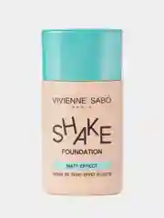 Матирующий тональный крем Vivienne Sabo Shakefoundation matt, тон 04, темно-бежевый, 25 мл