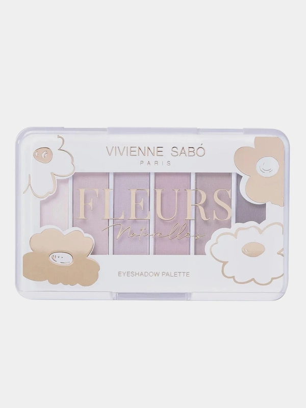 Палетка теней для век Vivienne Sabo Fleurs naturelles, тон 01, 5 г