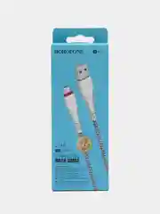 Белый кабель BOROFONE BX25, в оплетке, 1 м