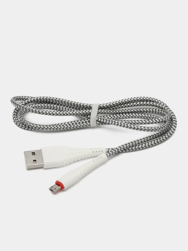 Кабель BOROFONE BX25, в оплетке, 1 м