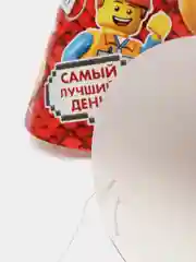 Красный набор колпаков для праздника, 6 штук