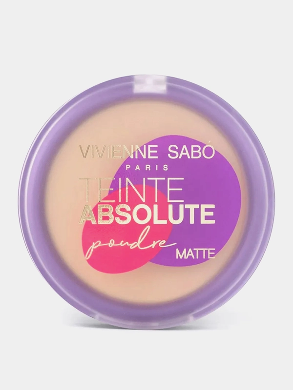 Пудра компактная матирующая Vivienne Sabo Teinte Absolute matte, тон 04, 6 г