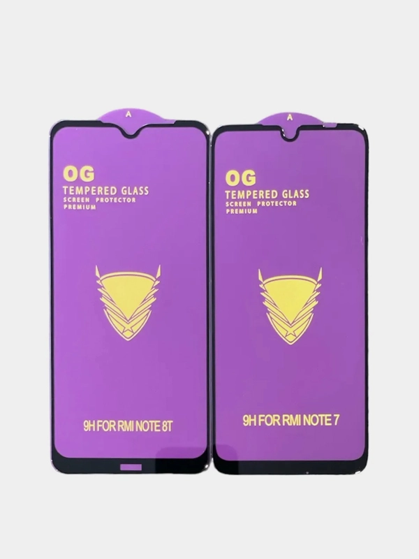 Защитное стекло Premium для Xiaomi Note 8T, Note 8 Pro, Note 8, Note 7
