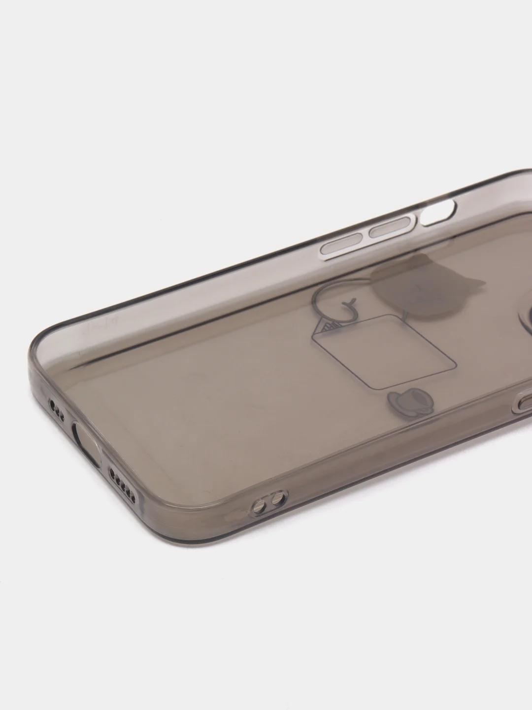 Белый чехол для iPhone 11, 12, 13, 14, Pro Max с принтом, с защитой камеры, прозрачный айфон