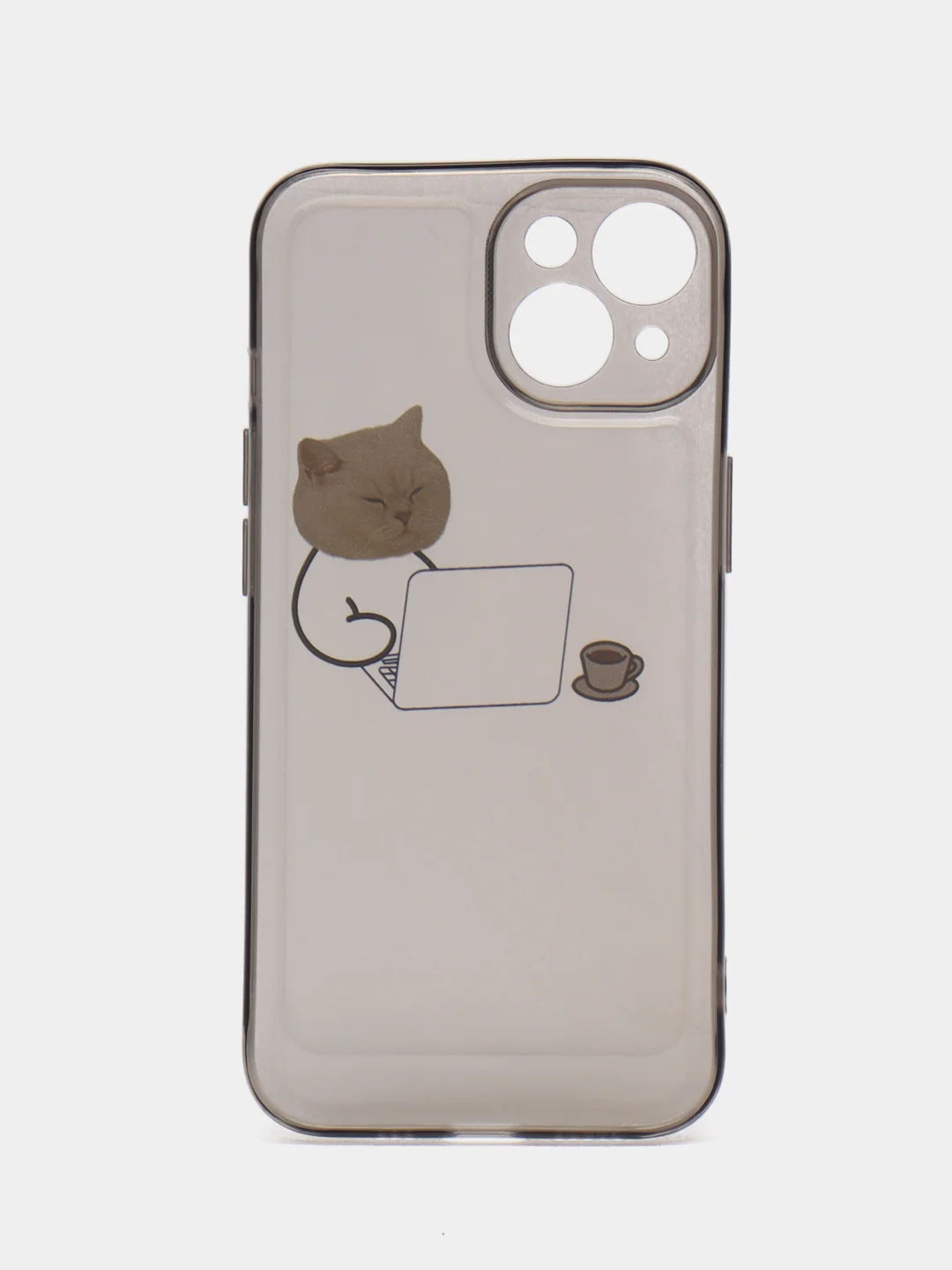 Белый чехол для iPhone 11, 12, 13, 14, Pro Max с принтом, с защитой камеры, прозрачный айфон