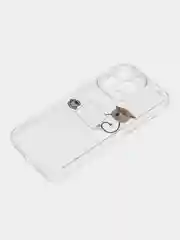 Оранжевый чехол для iPhone 11, 12, 13, 14, Pro Max с принтом, с защитой камеры, прозрачный айфон