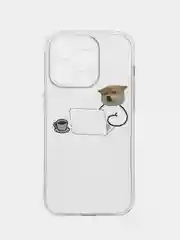 Оранжевый чехол для iPhone 11, 12, 13, 14, Pro Max с принтом, с защитой камеры, прозрачный айфон