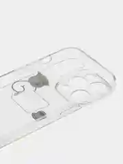 Оранжевый чехол для iPhone 11, 12, 13, 14, Pro Max с принтом, с защитой камеры, прозрачный айфон