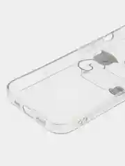 Оранжевый чехол для iPhone 11, 12, 13, 14, Pro Max с принтом, с защитой камеры, прозрачный айфон