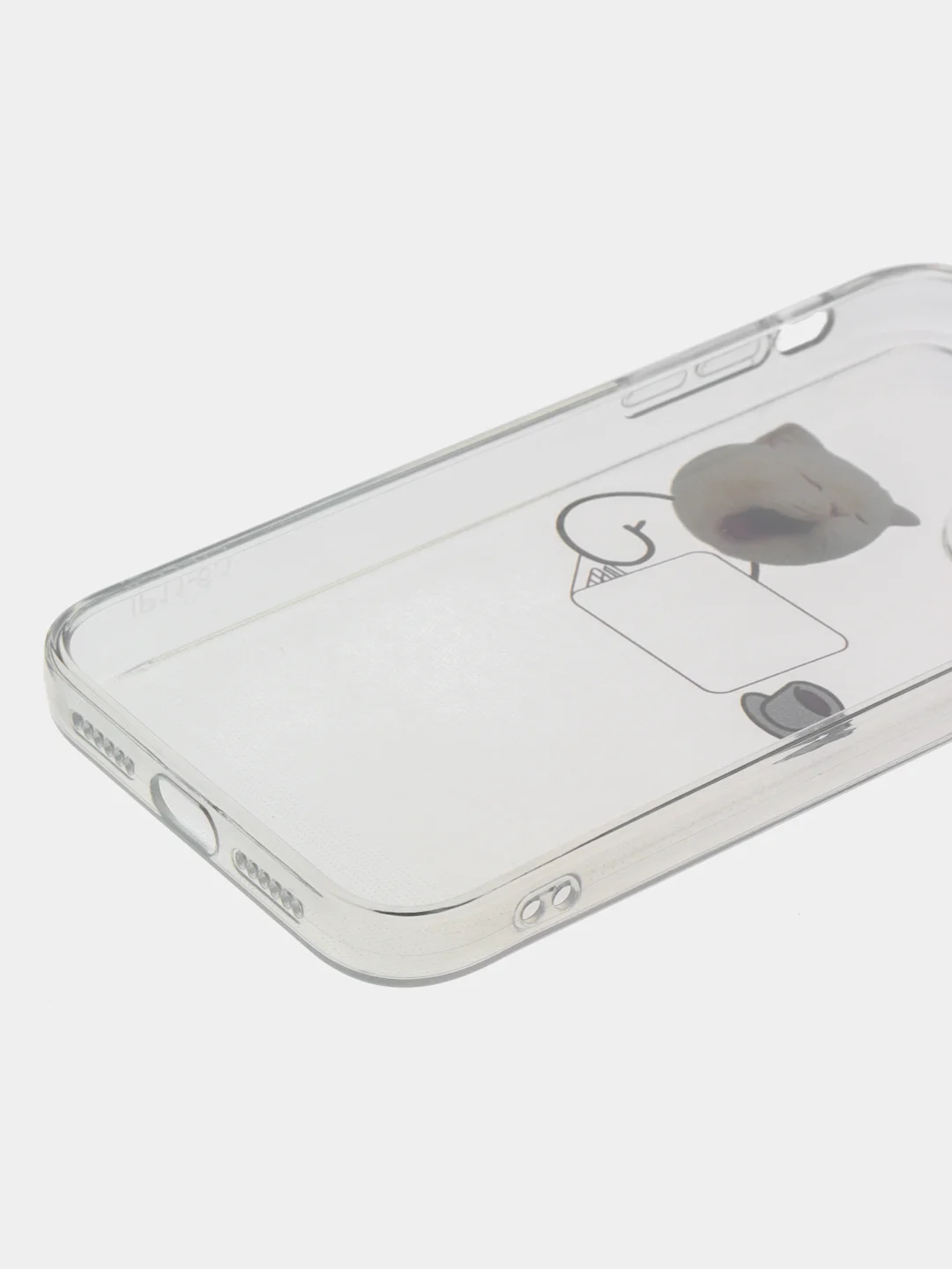 Прозрачный чехол для iPhone 11, 12, 13, 14, Pro Max с принтом, с защитой камеры, прозрачный айфон