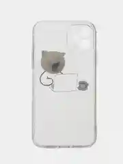 Прозрачный чехол для iPhone 11, 12, 13, 14, Pro Max с принтом, с защитой камеры, прозрачный айфон