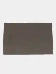 Приглушённый хаки коврик-подкладка на стол, кожаный, 30 х 43 см