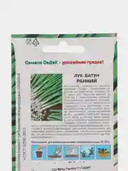 Семена Лук батун "Ранний" 1 г (СеДеК)