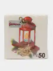 Белый салфетки бумажные новогодние, 50шт
