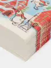 Ледяной салфетки бумажные новогодние, 50шт