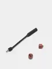 Белый микронаушник магнитный Microgadgets Bluetooth Pro на аккумуляторе, с кнопкой-пищалкой