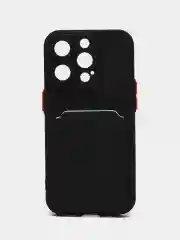 Синий меланж чехол для Apple iPhone 15 Pro (Айфон 15 Про)