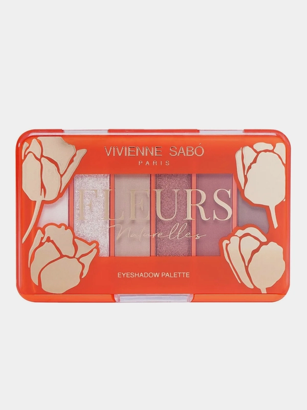 Палетка теней для век Vivienne Sabo "Fleurs naturelles", 02 тон