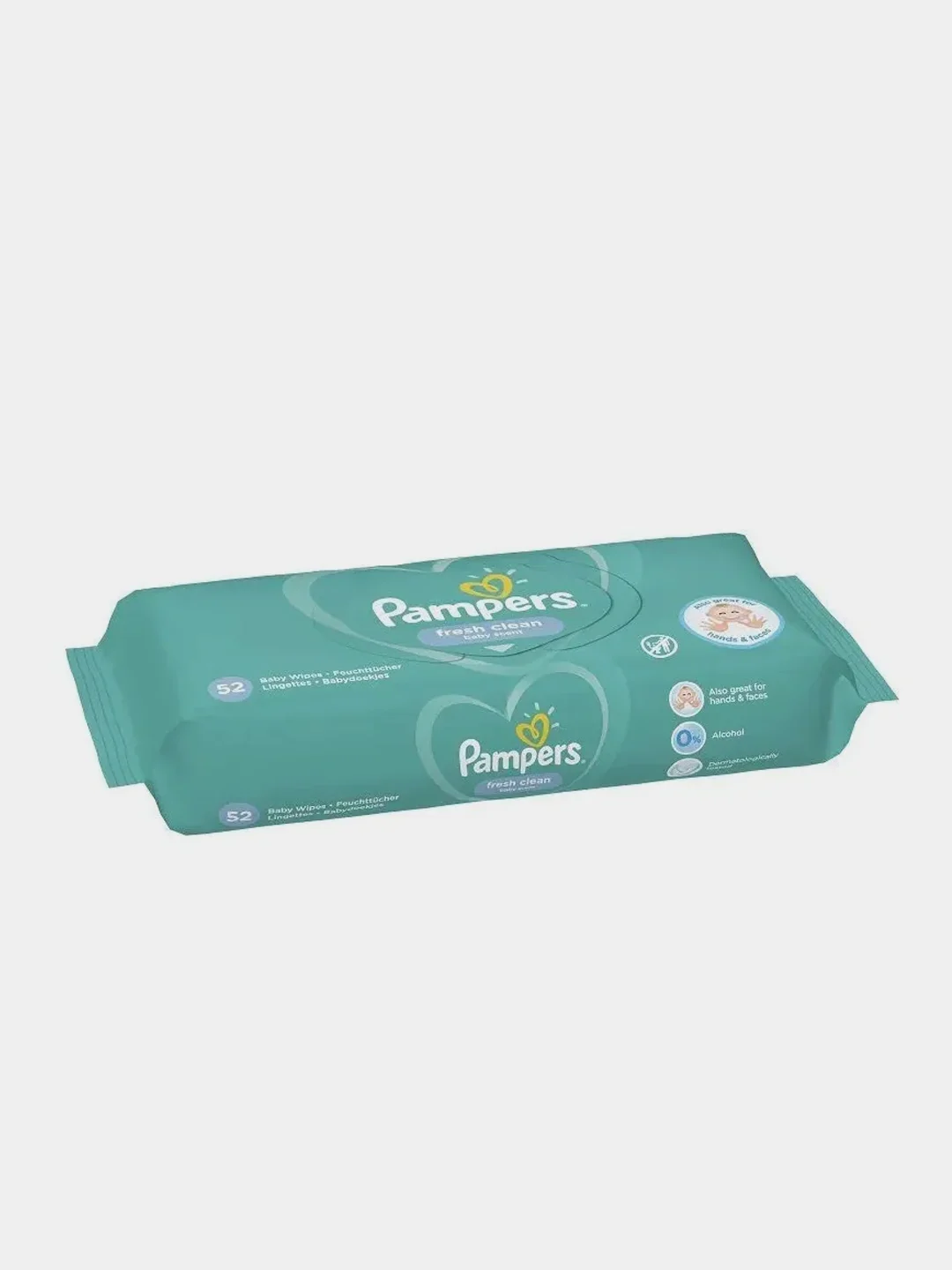Детские влажные салфетки Pampers Fresh Clean, 52 штуки