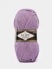 Лавандовый пряжа Alize Lanagold, 49% шерсть, 51% акрил, 100 г, 240 м