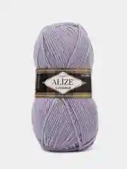 Серый металлик пряжа Alize Lanagold, 49% шерсть, 51% акрил, 100 г, 240 м