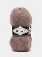 Светло-коричневый пряжа Alize Mohair Classic new, Ализе Мохер Классик